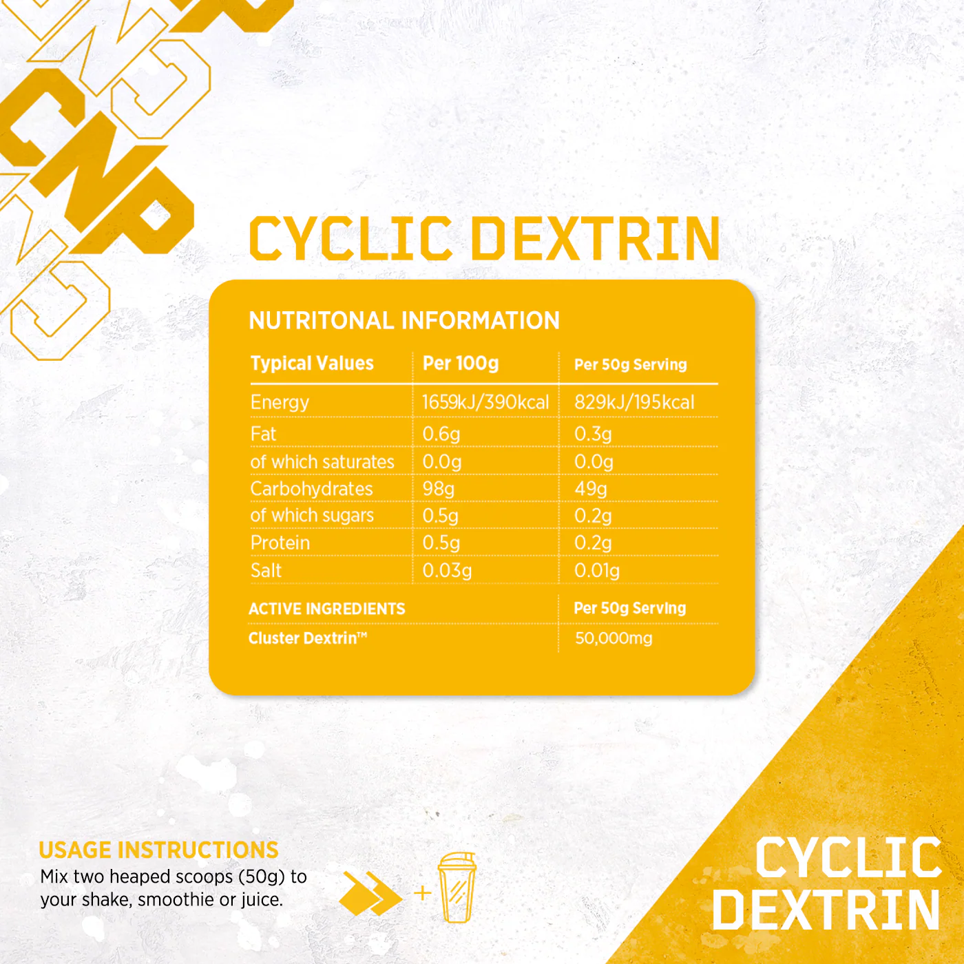 CNP Cyclic Dextrin 1kg - Image 2