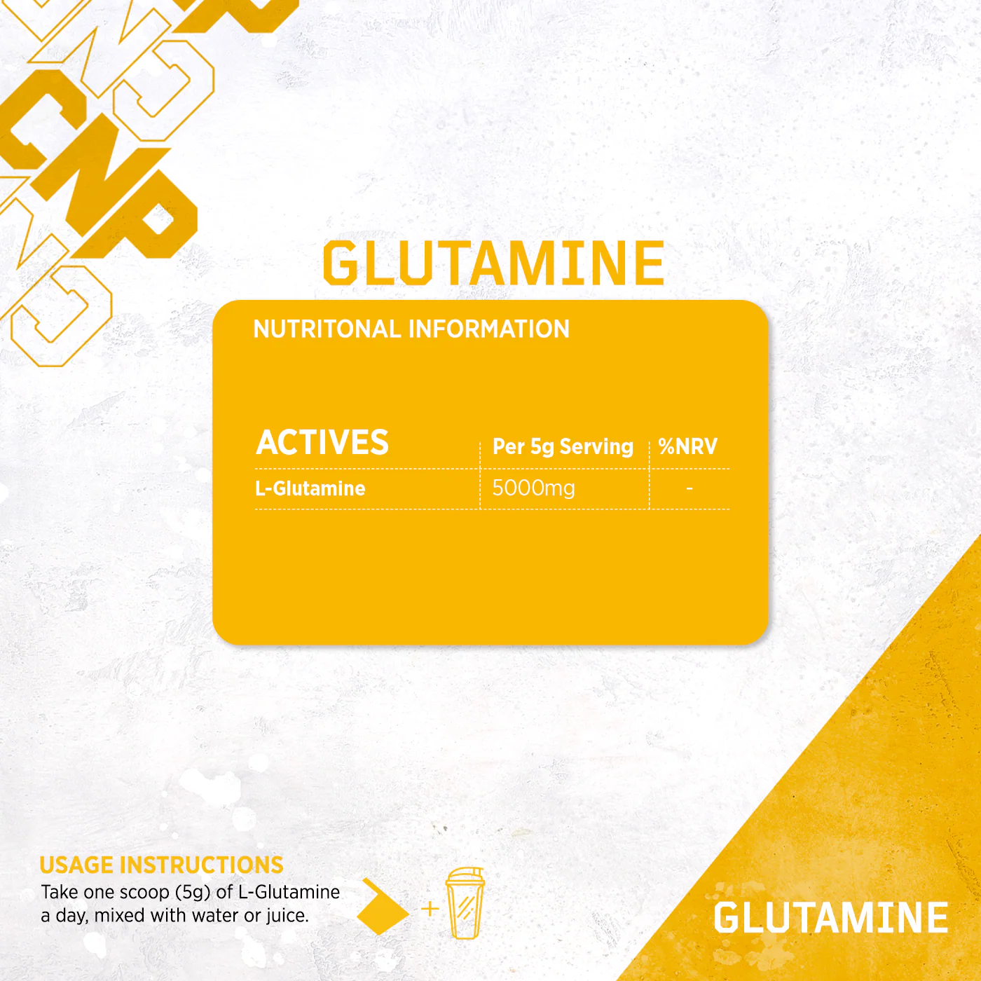 CNP Glutamine Powder 250g POUCH - Image 2
