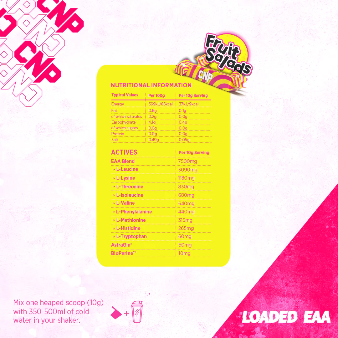 CNP Loaded EAA 300g (Fruit Salad) - Image 2