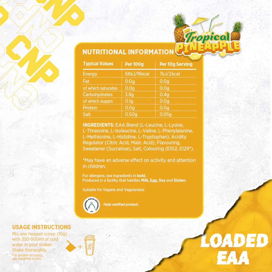 CNP Loaded EAA 300g (Tropical Pineapple) - Image 3