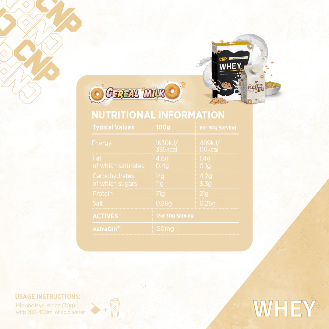 CNP Whey 900g (Cereal Milk) - Image 2